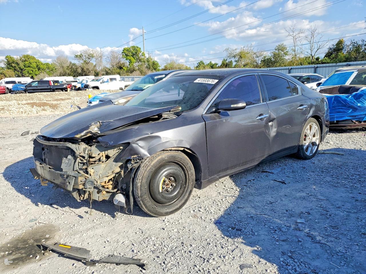 2012 Nissan Maxima S, VIN 1N4AA5AP3CC844293 — Перед