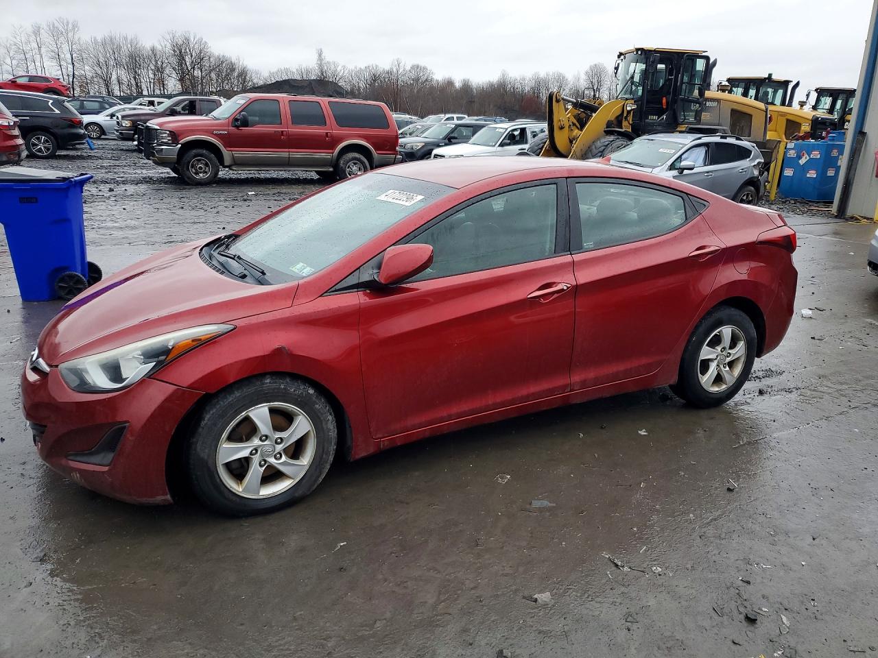 2014 Hyundai Elantra SE, VIN 5NPDH4AE2EH531075 — Front end