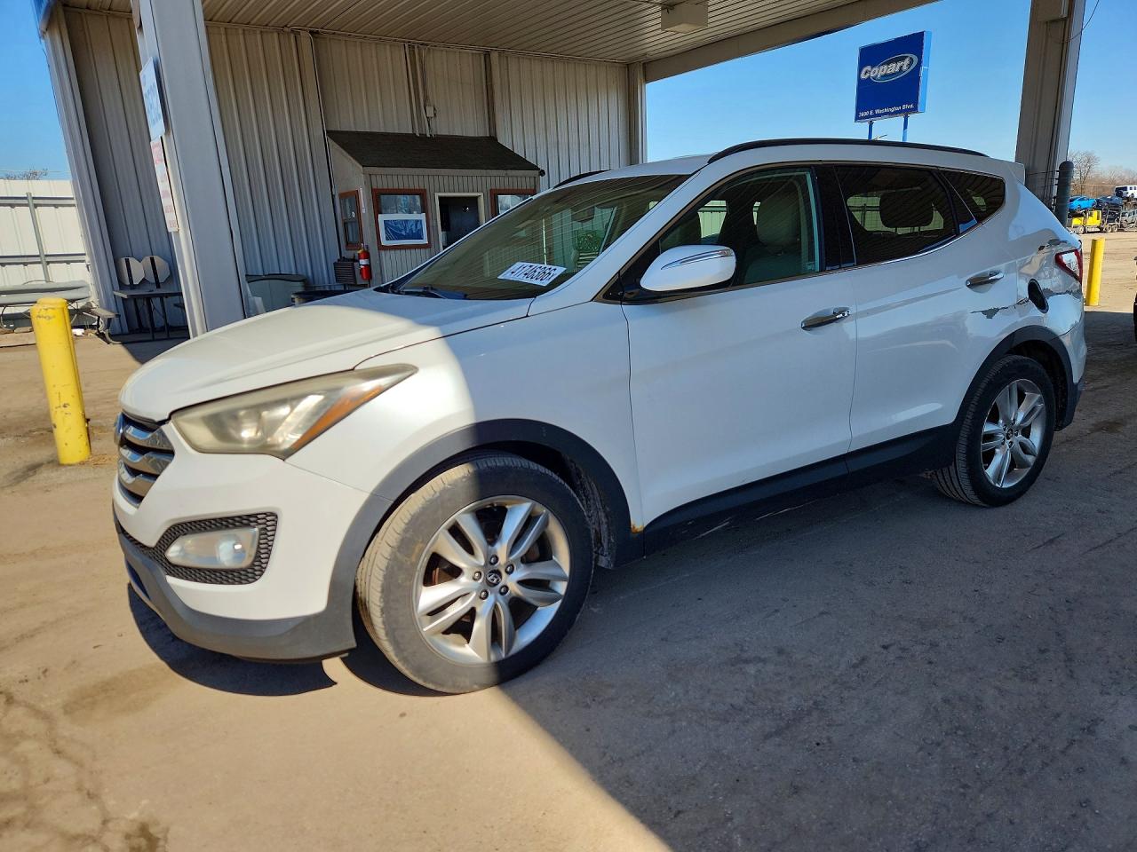 2013 Hyundai Santa Fe Sport, VIN 5XYZUDLA0DG086174 — Side