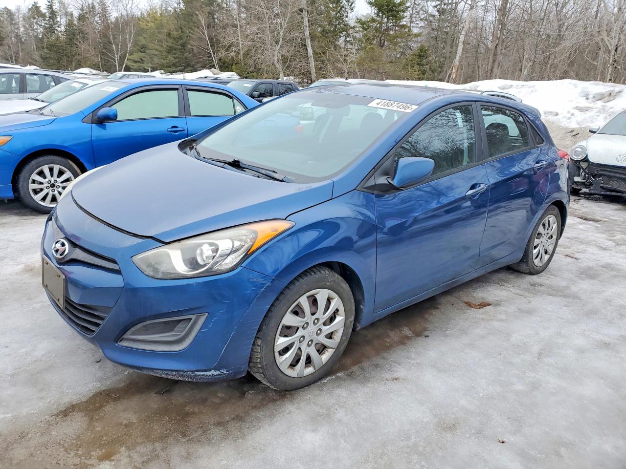 2014 Hyundai Elantra GL, VIN KMHD25LH8EU180012 — Prior damage history