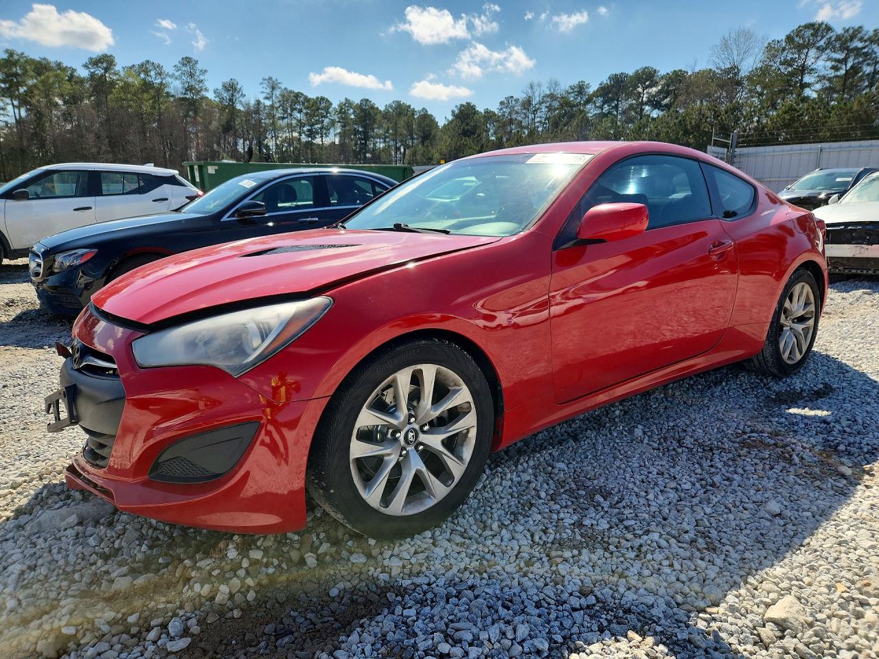 2013 Hyundai Genesis Coupe Premium, VIN KMHHT6KD1DU086846 — Front end