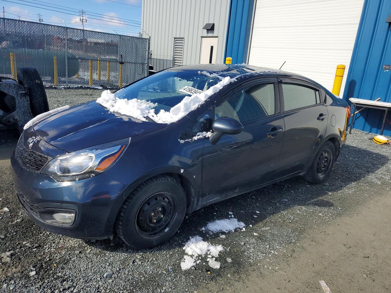 2013 Kia Rio LX, VIN KNADM4A37D6298052 — Roof