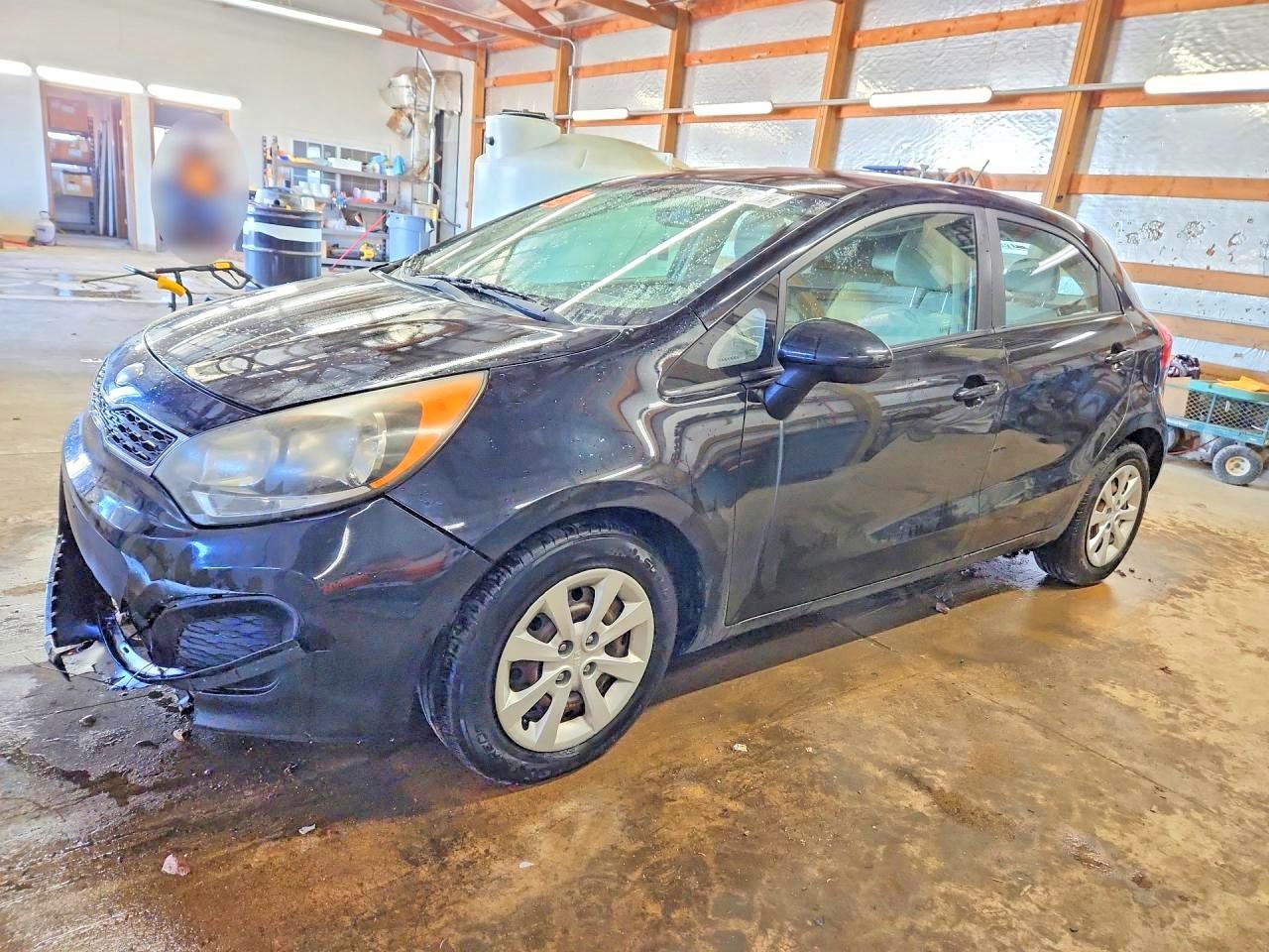 2013 Kia Rio EX, VIN KNADN5A3XD6203728 — Front end
