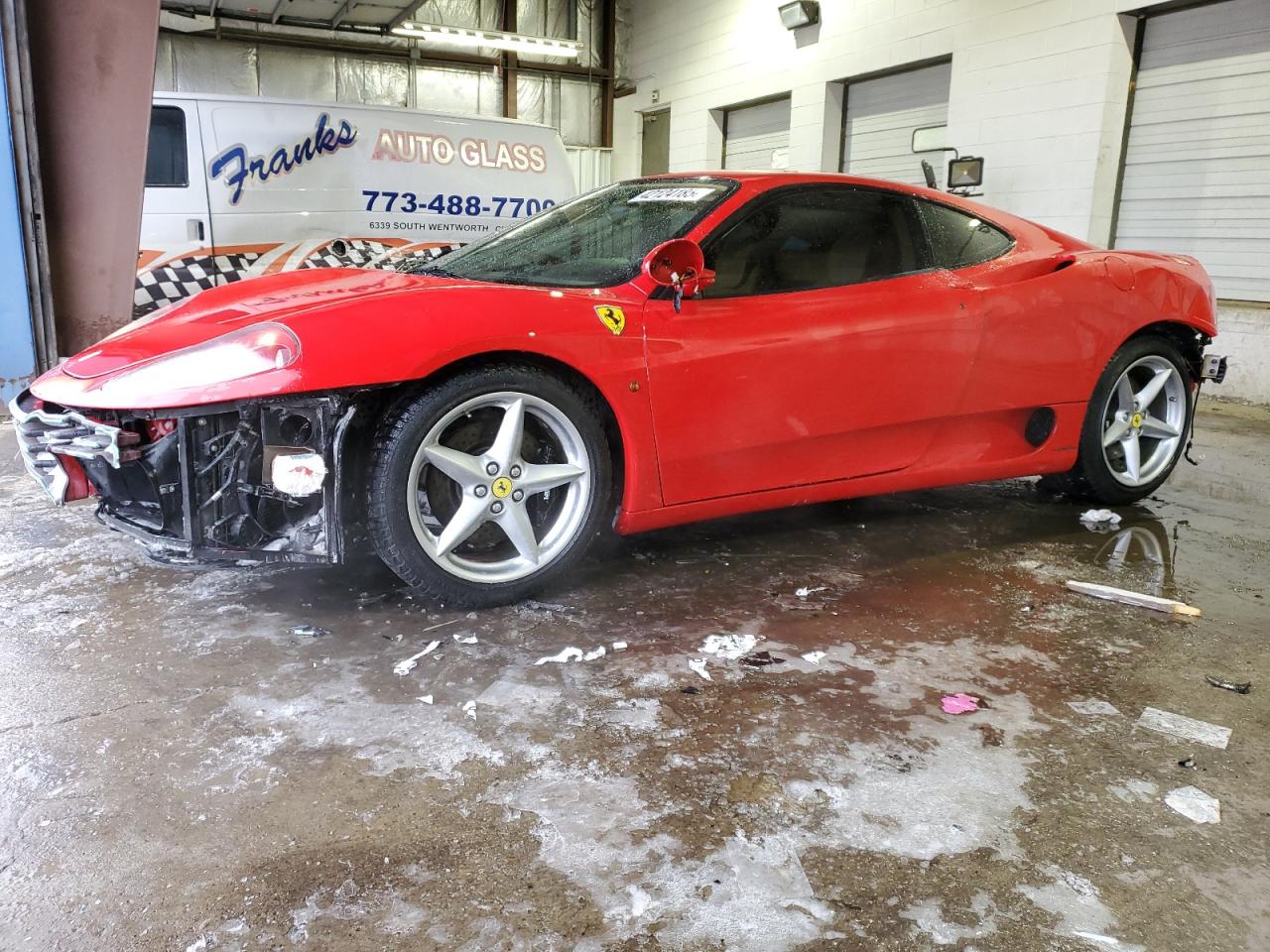 2000 Ferrari 360, VIN ZFFYU51AXY0122311 — Rear end