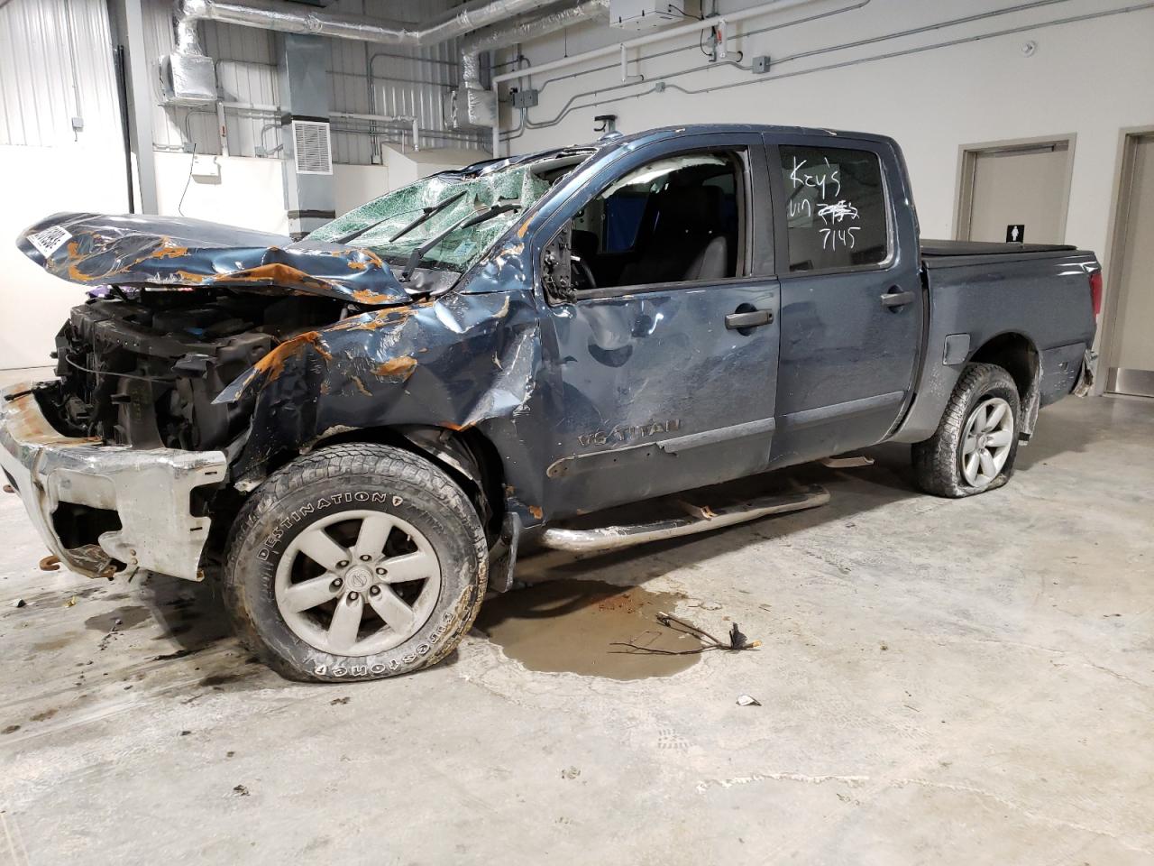 2014 Nissan Titan S, VIN 1N6AA0EC2EN507154 — Rollover