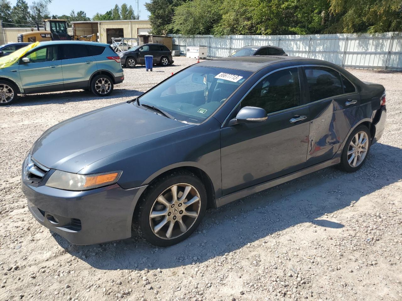 2007 Acura TSX Navi, VIN JH4CL969X7C013649 — Side