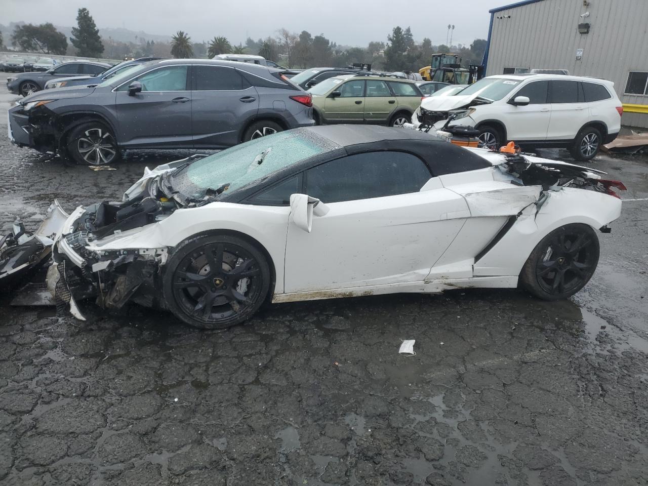 2007 Lamborghini Gallardo, VIN ZHWGU22T77LA05172 — Зад