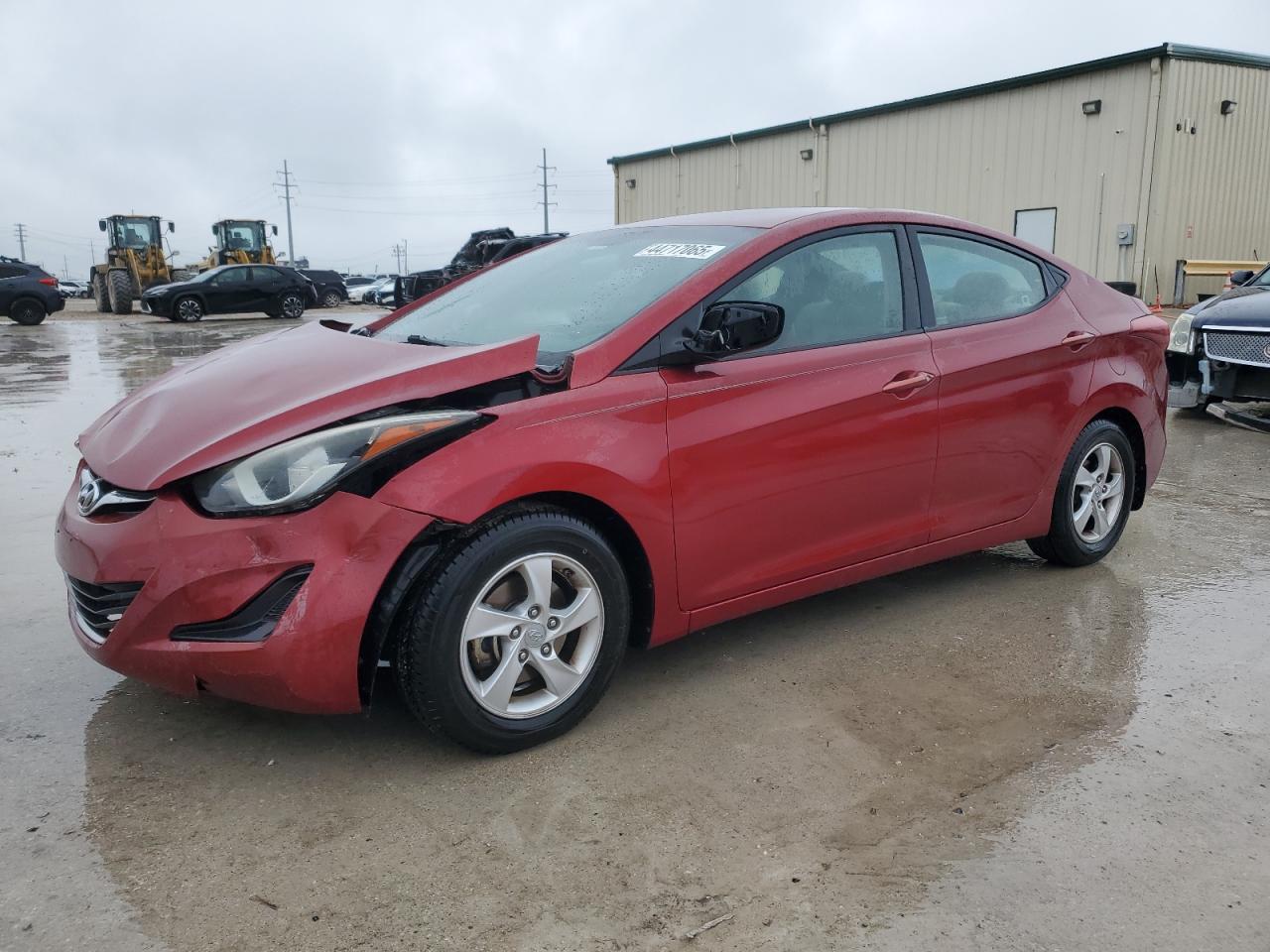 2014 Hyundai Elantra SE, VIN 5NPDH4AE2EH482976 — Front end