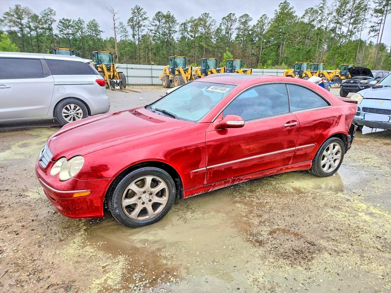 2004 Mercedes-Benz CLK 320, VIN WDBTJ65J04F115407 — Зад