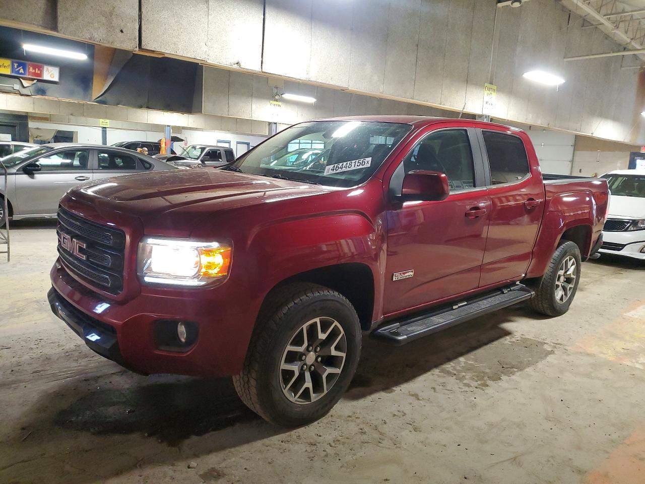 2018 GMC Canyon 4WD All Terrain, VIN 1GTG6CENXJ1219028 — Water / flood