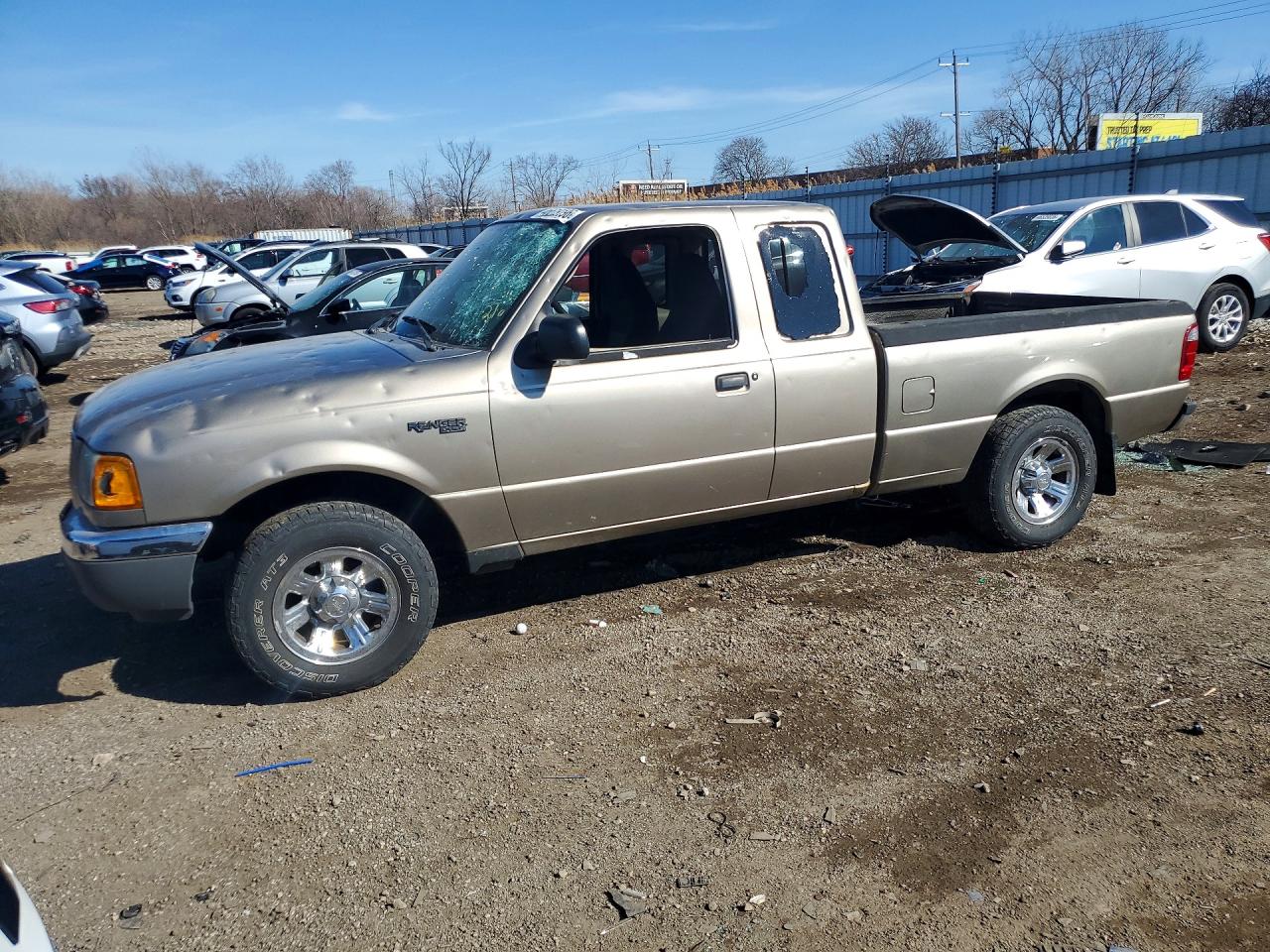 2003 Ford Ranger STX, VIN 1FTZR44U13PB81445 — Hail