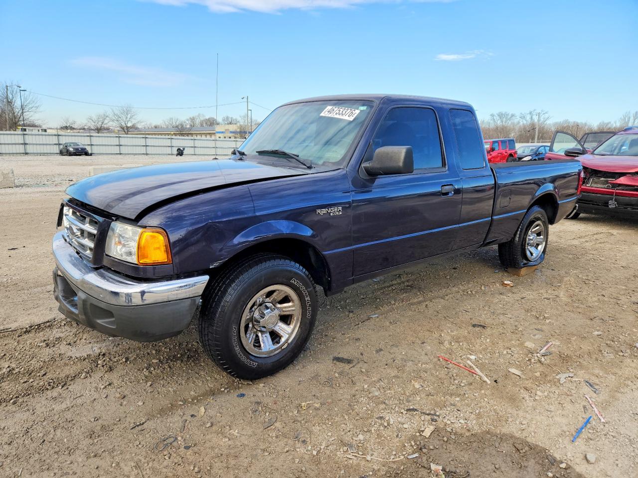 2001 Ford Ranger XL, VIN 1FTYR14U51TA63249 — Rear end