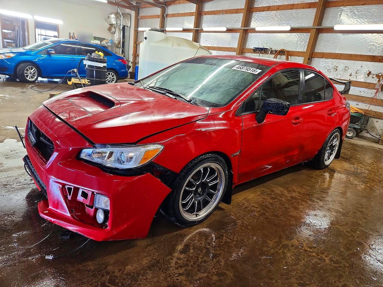 2017 Subaru WRX Premium, VIN JF1VA1E63H9814369 — Front end