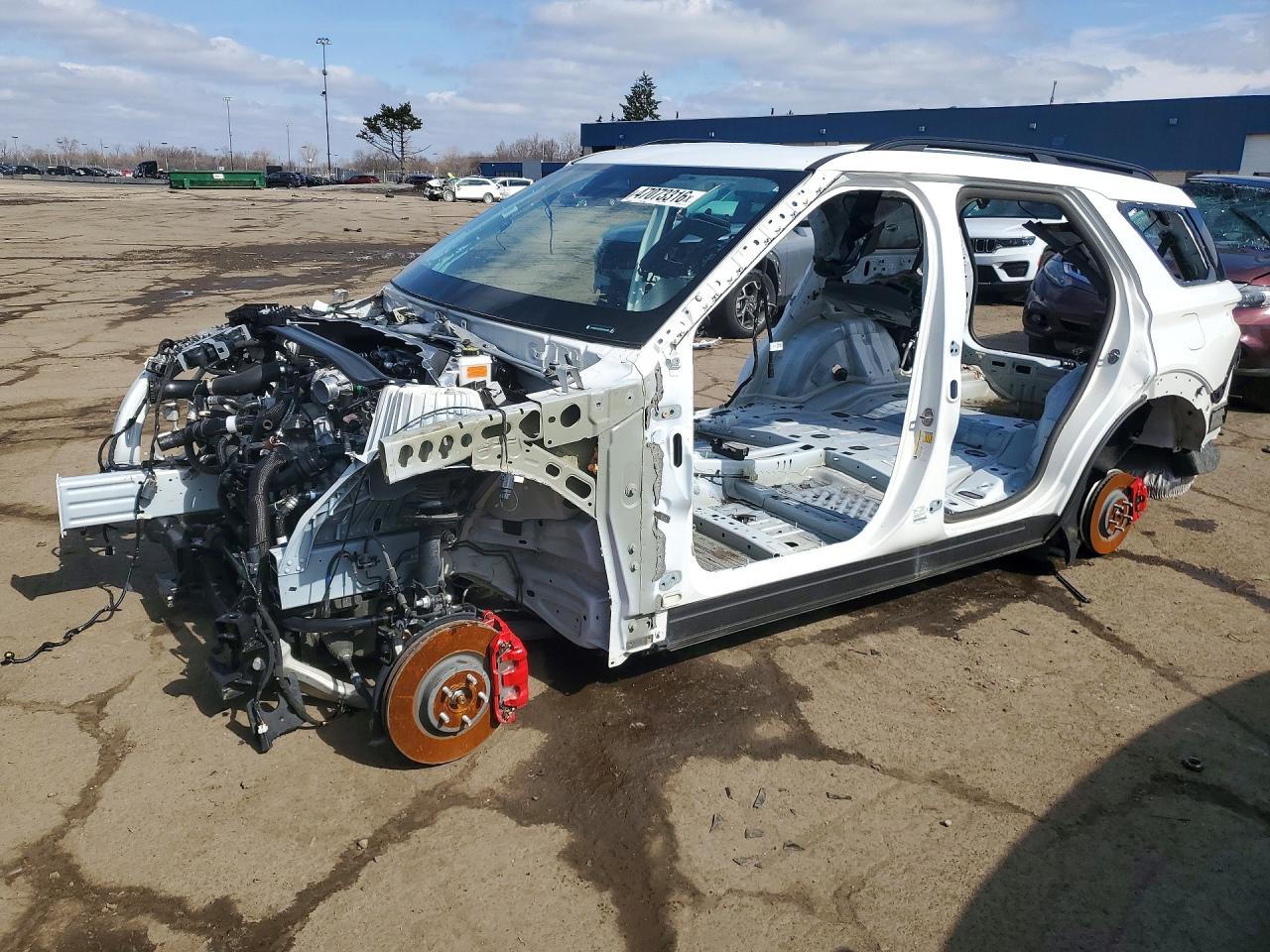 2025 Ford Explorer ST, VIN 1FMWK8GC0SGA00430 — Stripped