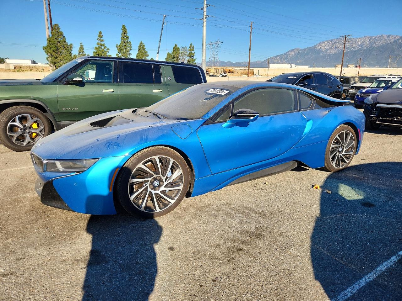2014 BMW i8, VIN WBY2Z2C59EVX64889 — Пожар в салоне