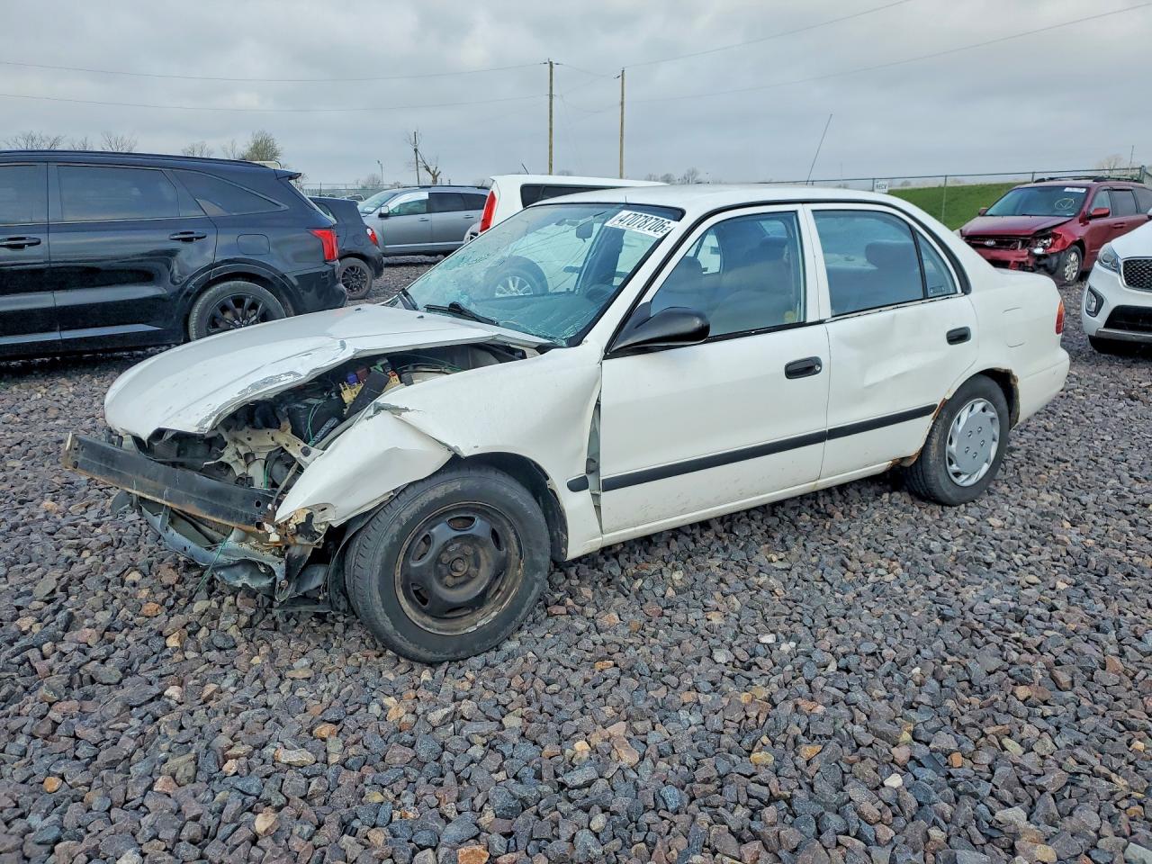 2001 Chevrolet Prizm, VIN 1Y1SK52891Z415586 — Front end