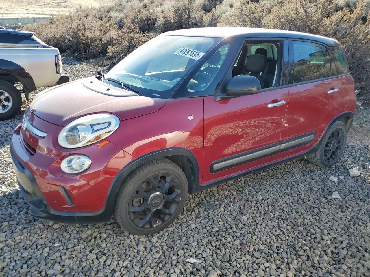 2016 FIAT 500L Trekking, VIN ZFBCFADH2GZ037674 — Rear end