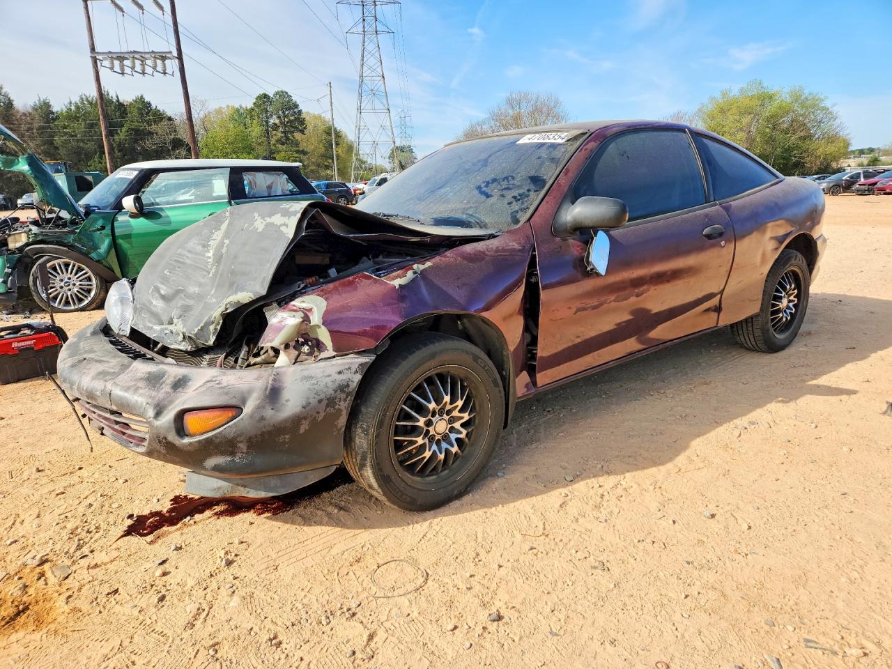1996 Chevrolet Cavalier, VIN 1G1JC124XT7139039 — Front end