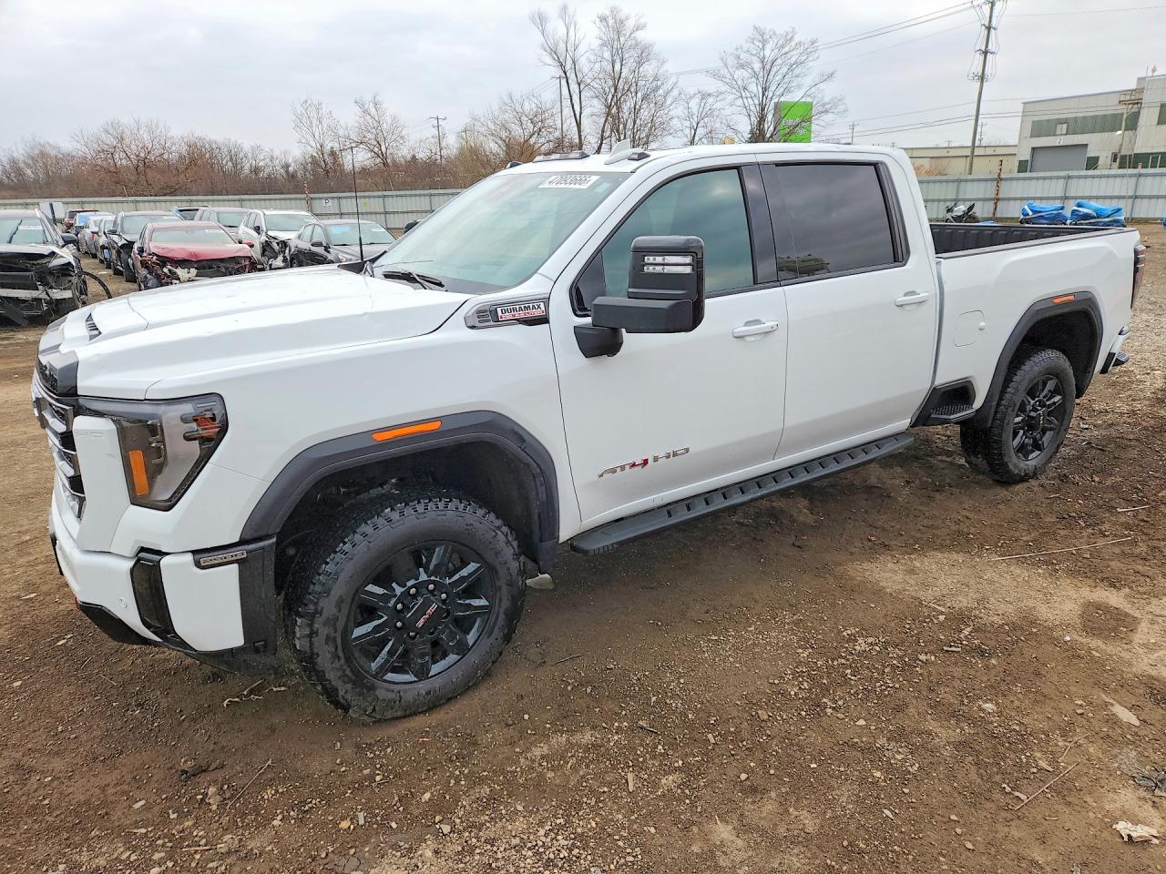 2025 GMC Sierra 2500HD AT4, VIN 1GT4UPEY3SF311709 — Hail