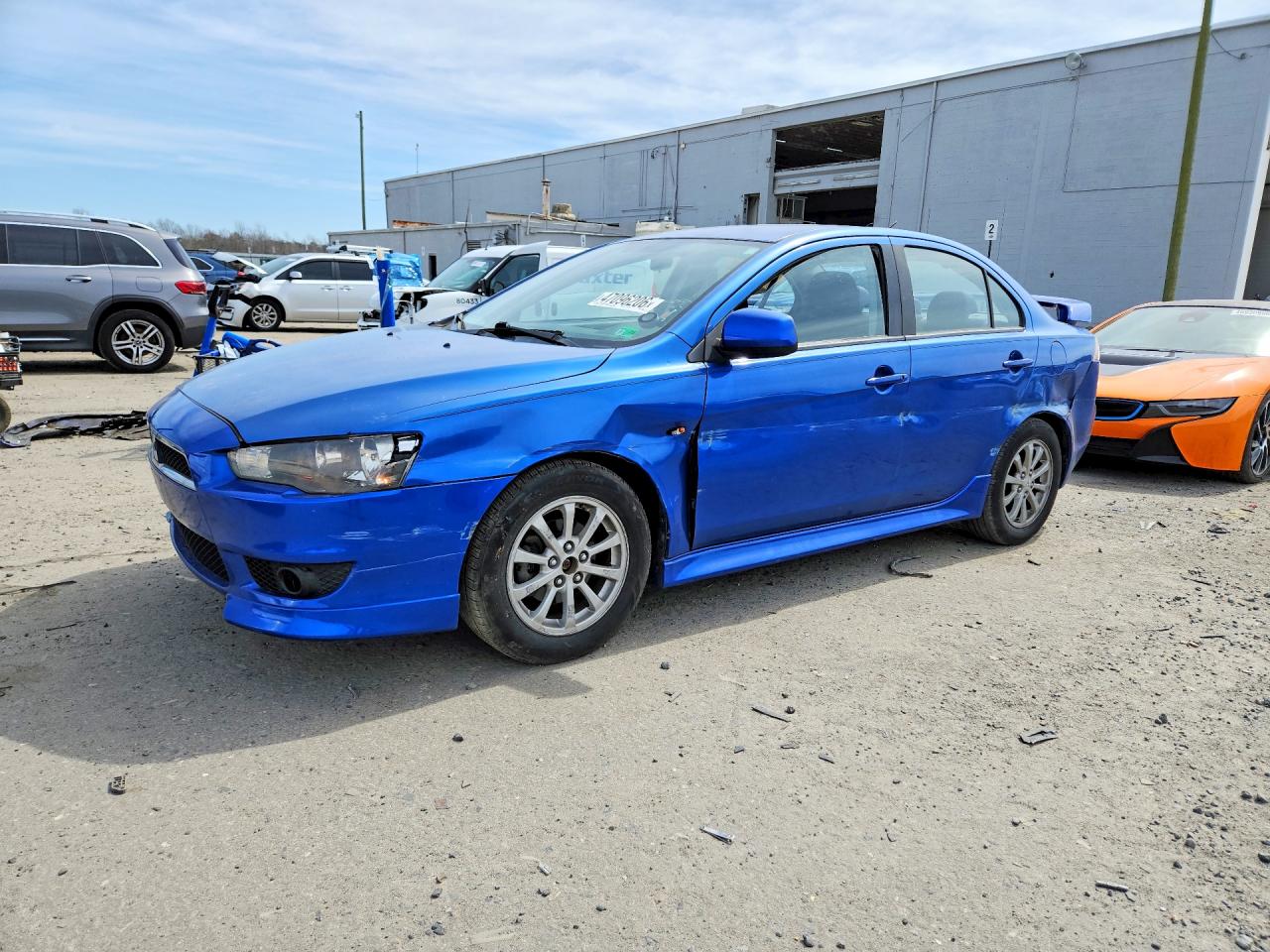 2012 Mitsubishi Lancer ES, VIN JA32U2FUXCU009884 — Side