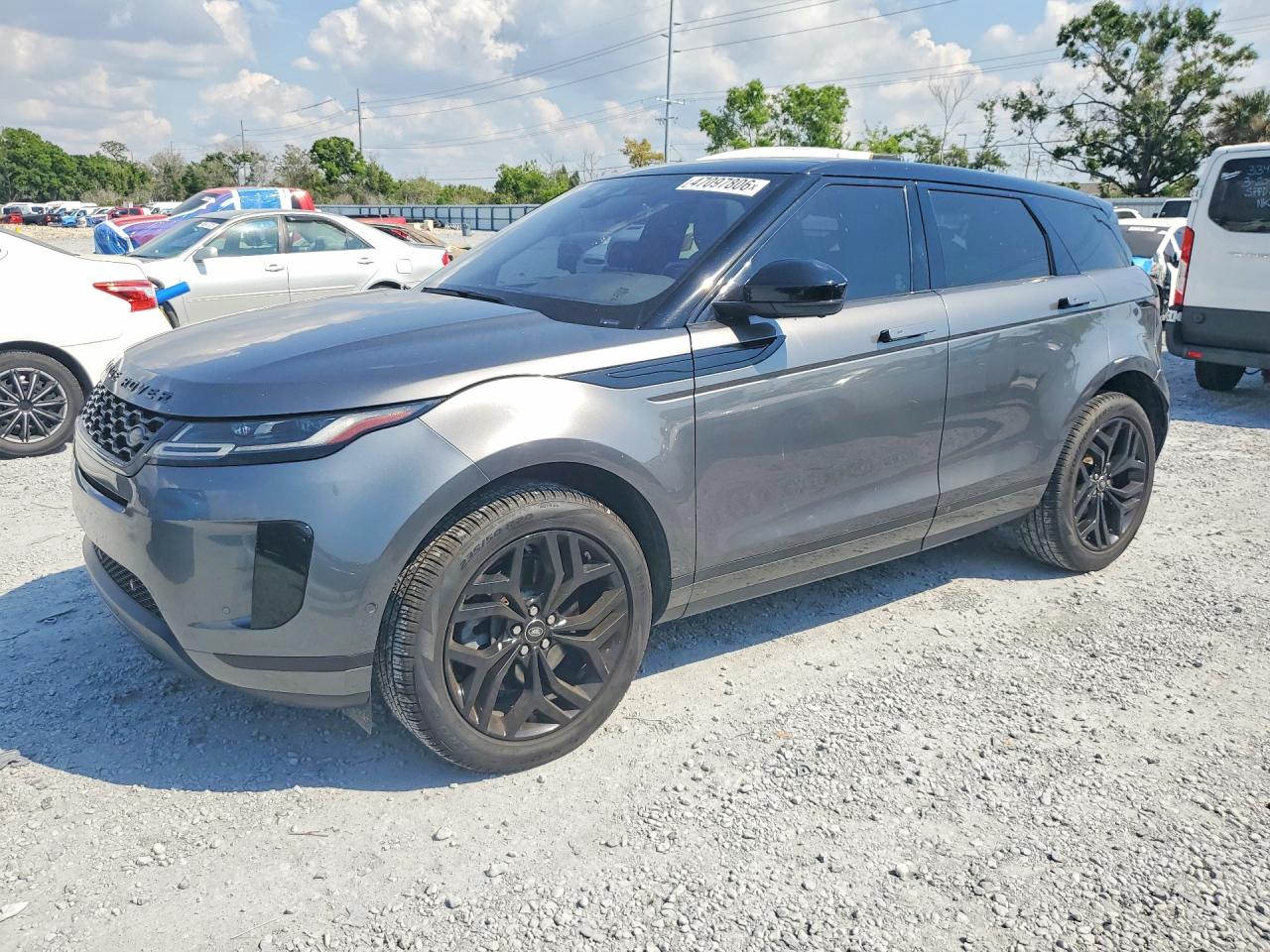 2020 Land Rover Range Rover Evoque SE, VIN SALZP2FX3LH006523 — Rear end