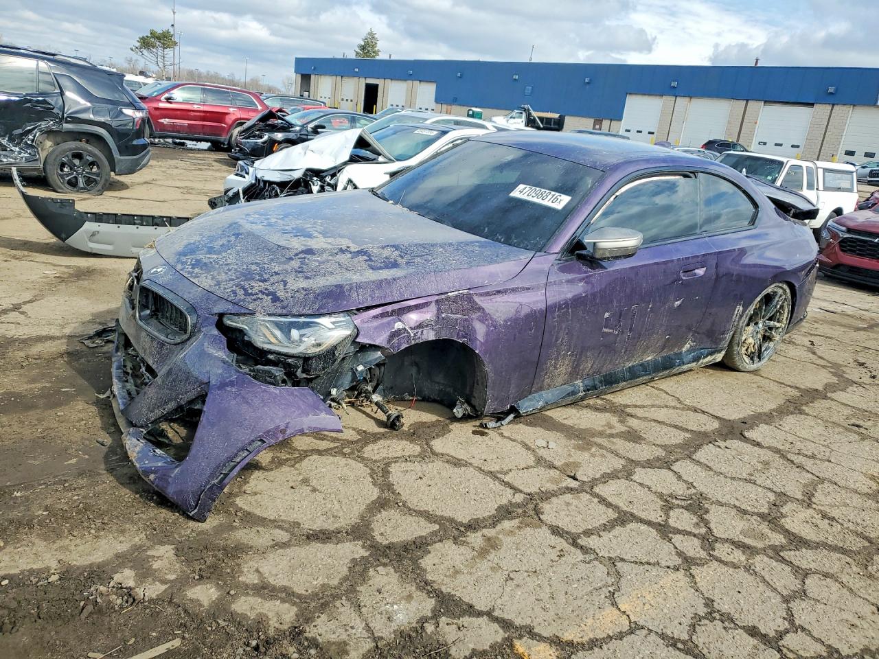 2022 BMW 2 Series M240i xDrive, VIN 3MW53CM08N8C61640 — Front end