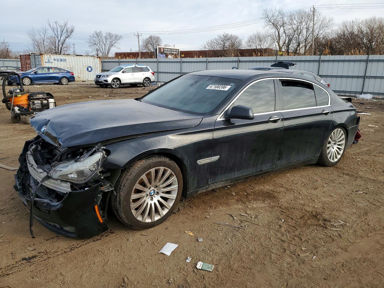 2011 BMW 7 Series 750Li xDrive, VIN WBAKC8C58BC433649 — Rear end