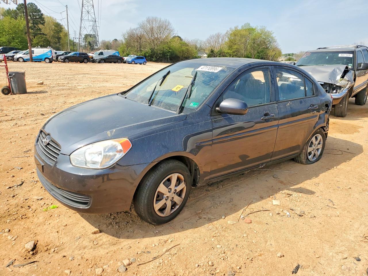 2011 Hyundai Accent GLS, VIN KMHCN4AC2BU607930 — Rear end