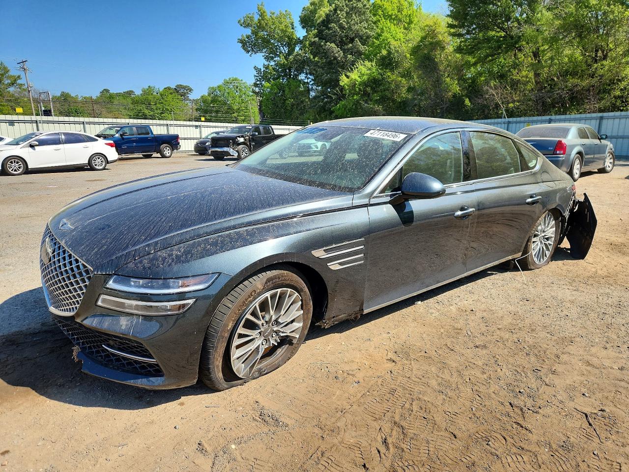 2023 Genesis G80 2.5T, VIN KMTGB4SCXPU181622 — All over