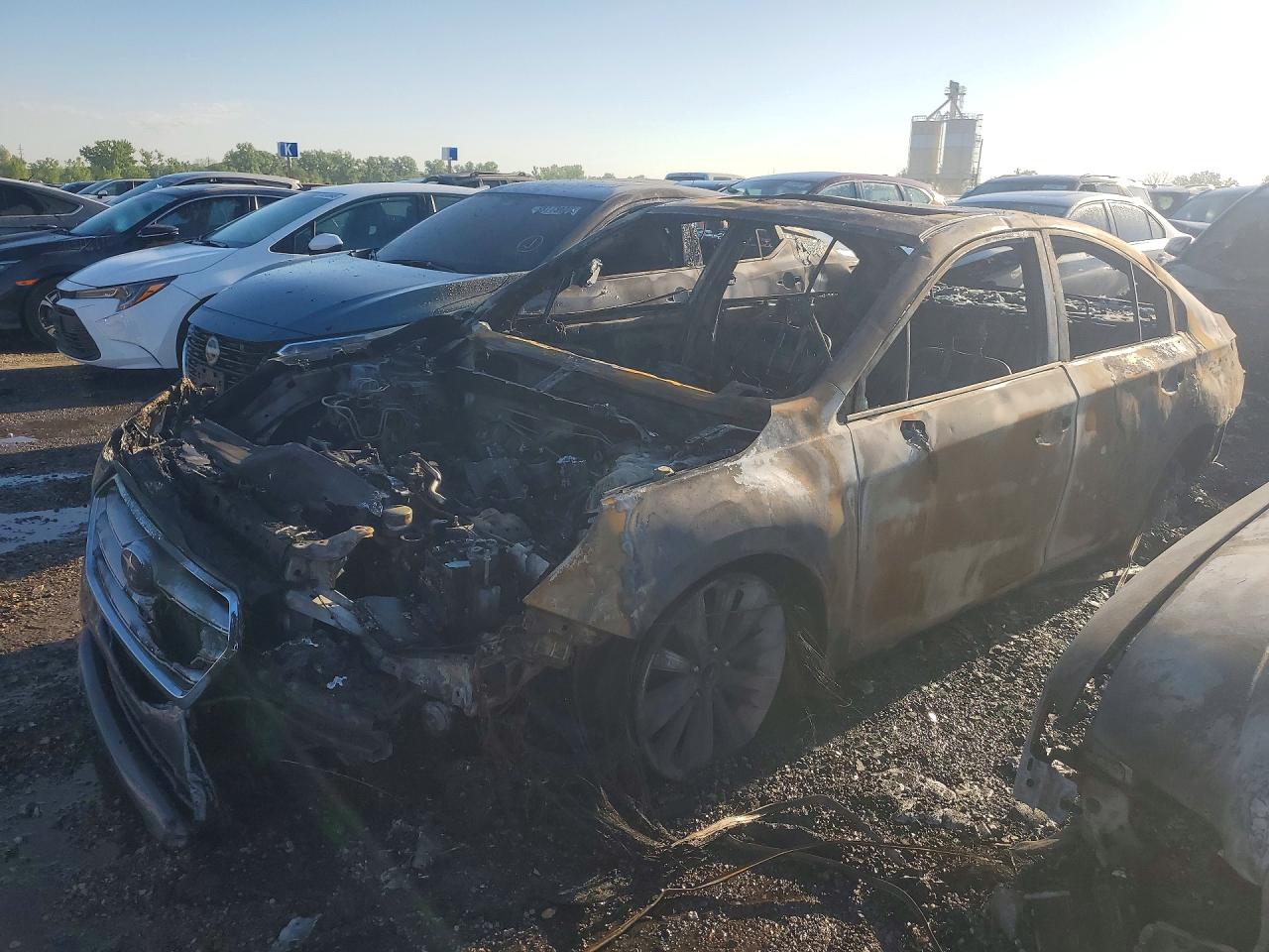 2017 Subaru Legacy Limited, VIN 4S3BNAN64H3047569 — Hail
