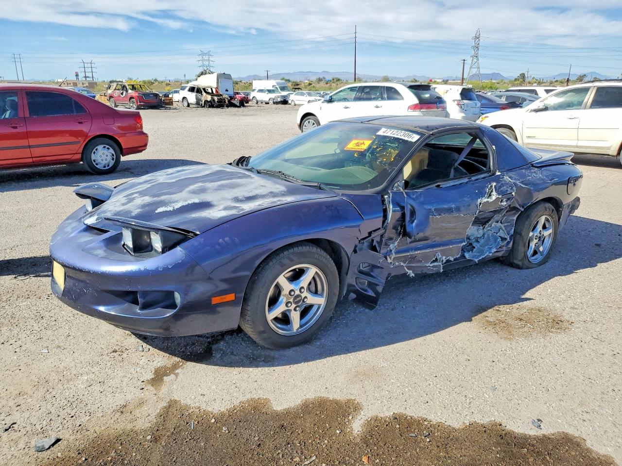 2002 Pontiac Firebird Firebird, VIN 2G2FS22K722149090 — Side