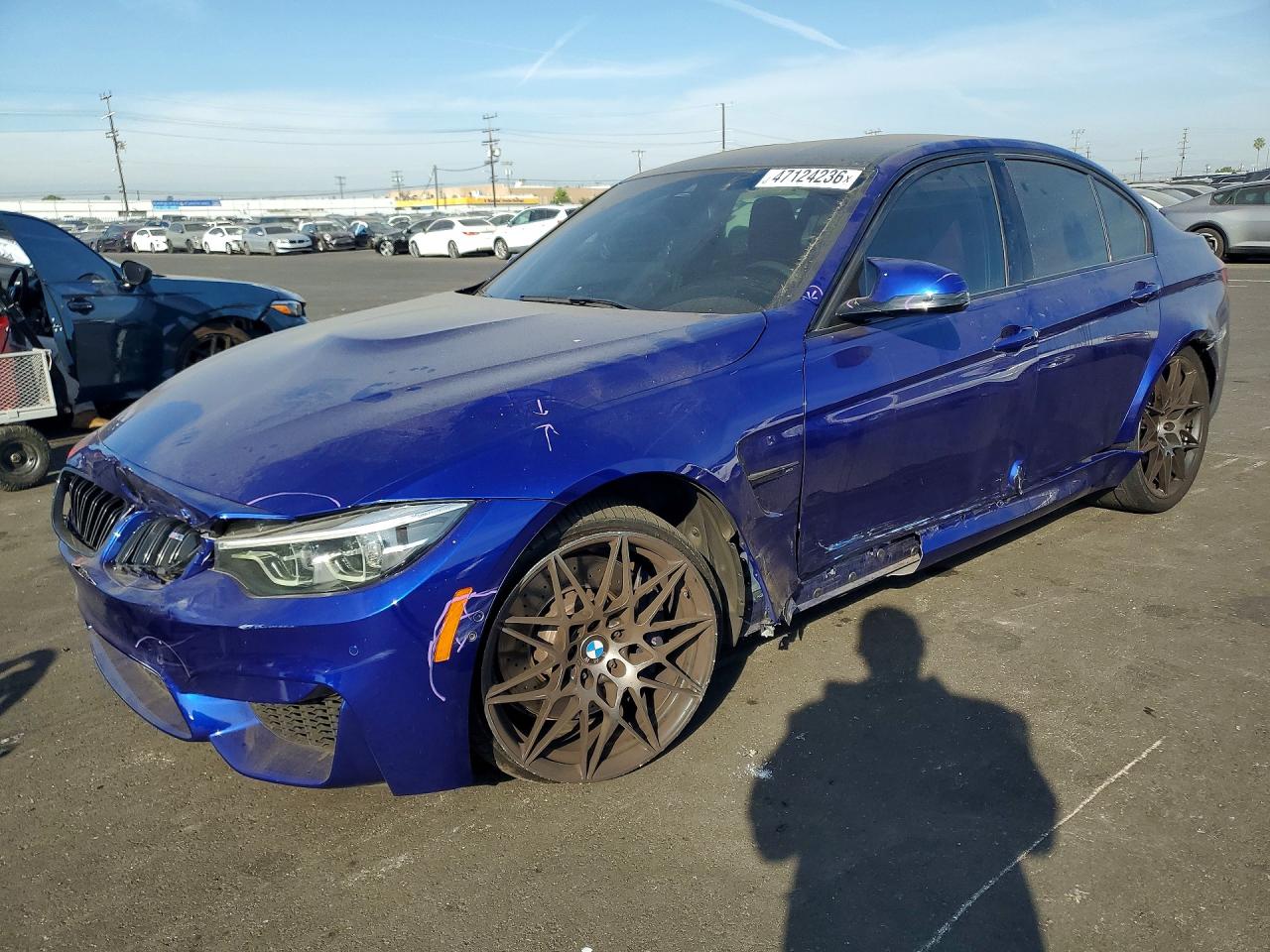 2018 BMW M3, VIN WBS8M9C57J5K98532 — Бок