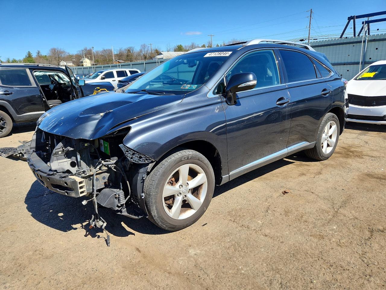 2010 Lexus RX 350, VIN 2T2BK1BA7AC056504 — Front end