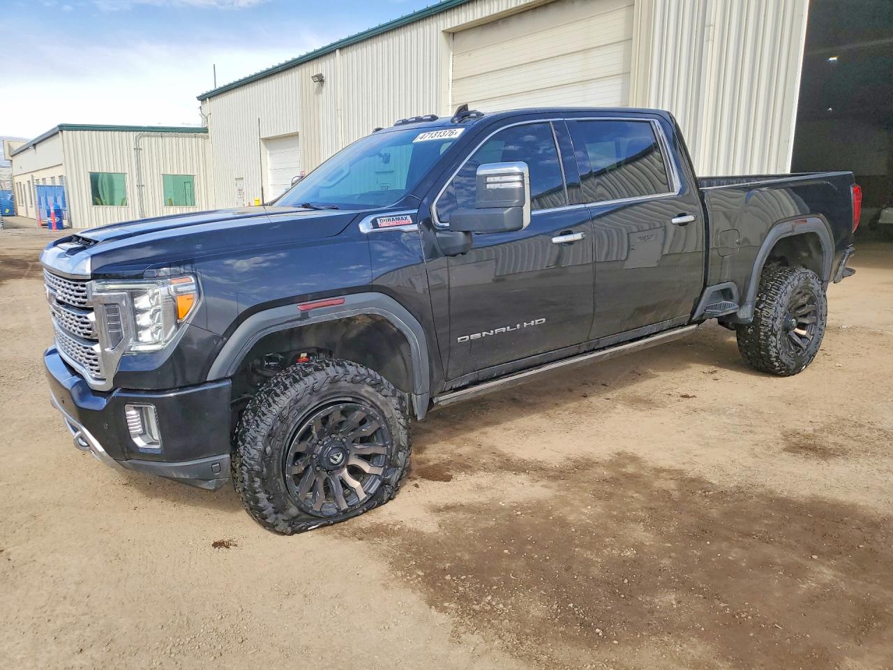 2022 GMC Sierra 3500HD Denali, VIN 1GT49WEY3NF311127 — Vandalism