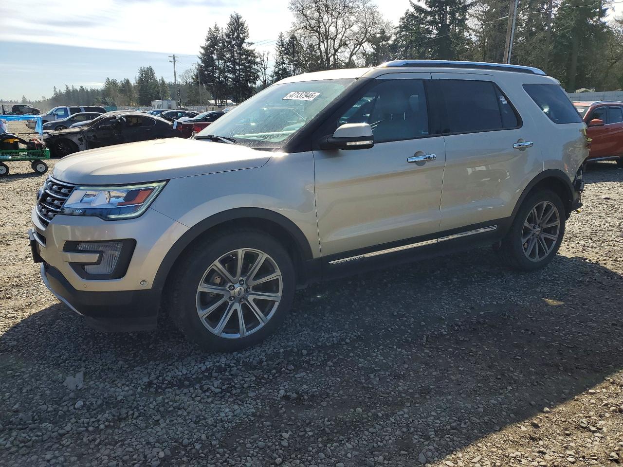 2017 Ford Explorer Limited, VIN 1FM5K8FH8HGC48197 — Rear end