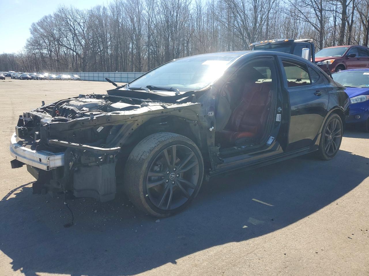 2018 Acura TLX w/A-SPEC Pkg, VIN 19UUB3F60JA002191 — Stripped