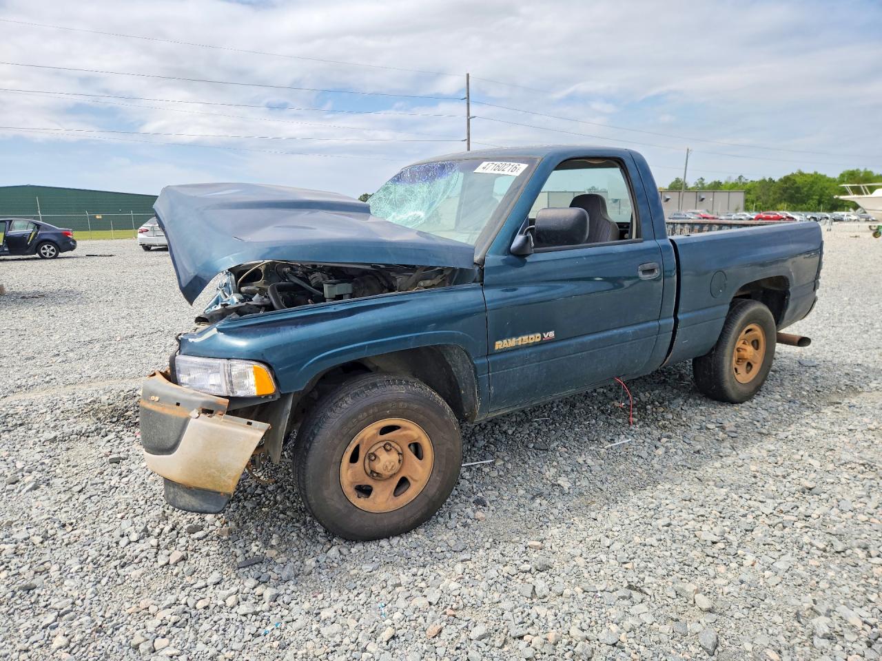 1995 Dodge 1500, VIN 1B7HC16X6SS339843 — Перед