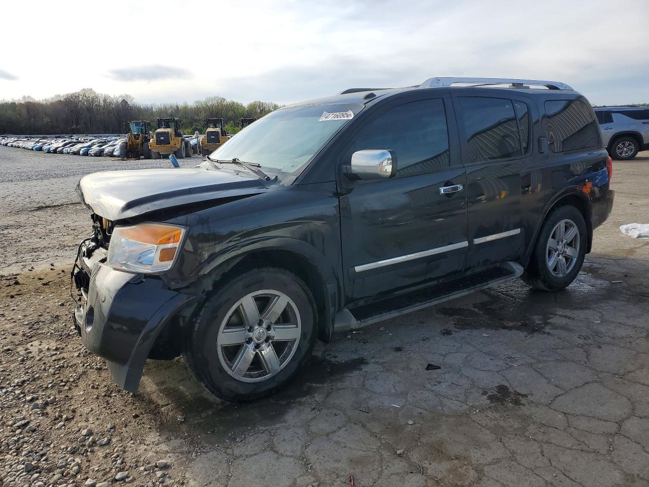 2011 Nissan Armada Platinum, VIN 5N1BA0NE5BN617616 — Front end