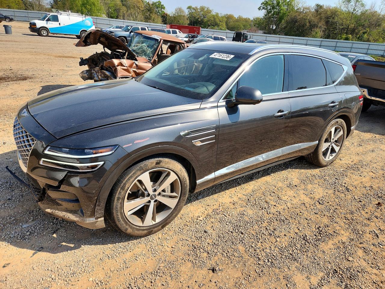 2024 Genesis GV80, VIN KMUHCESC8RU178689 — Undercarriage