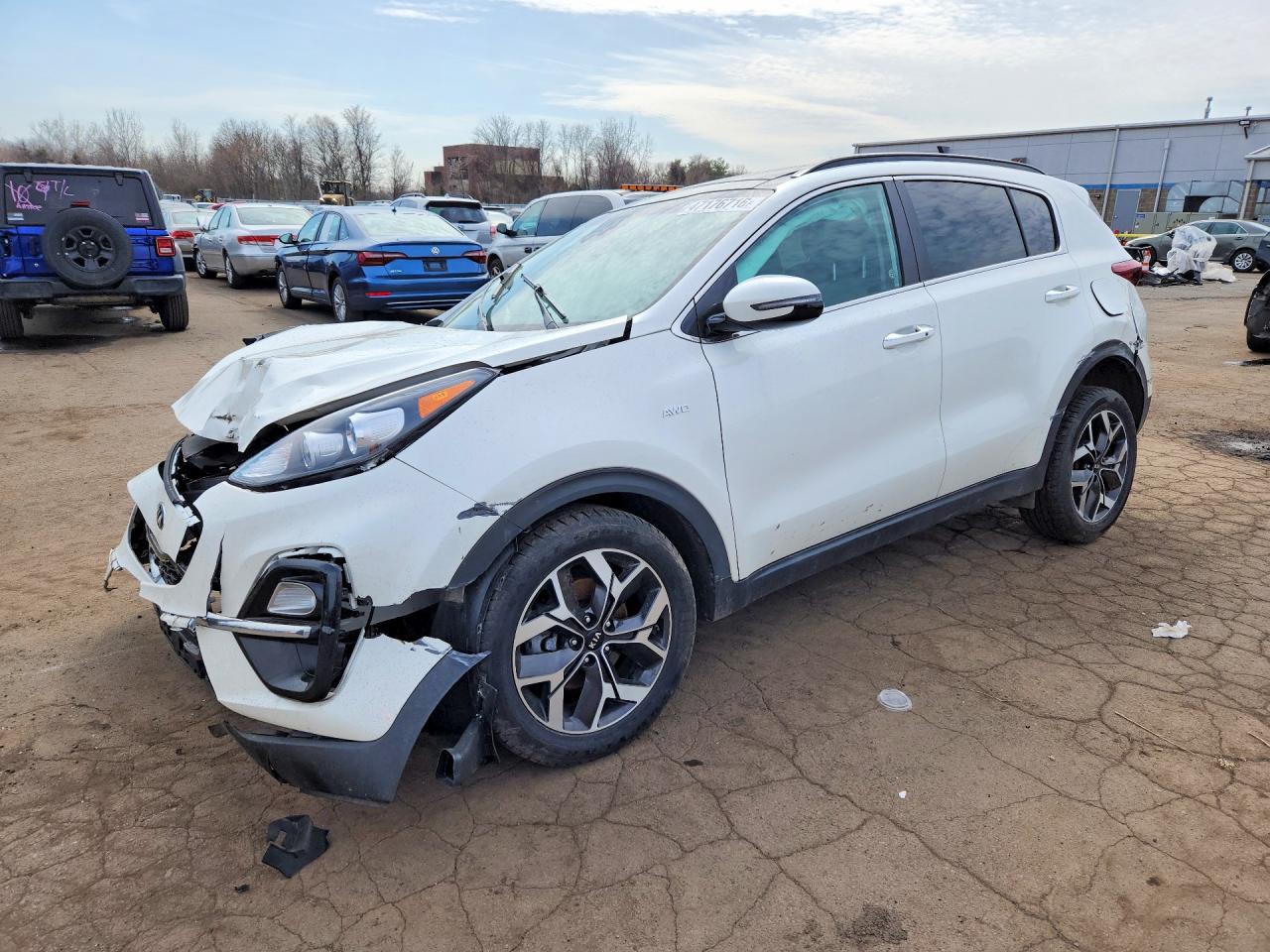 2022 Kia Sportage EX, VIN KNDPNCAC4N7983452 — Front end