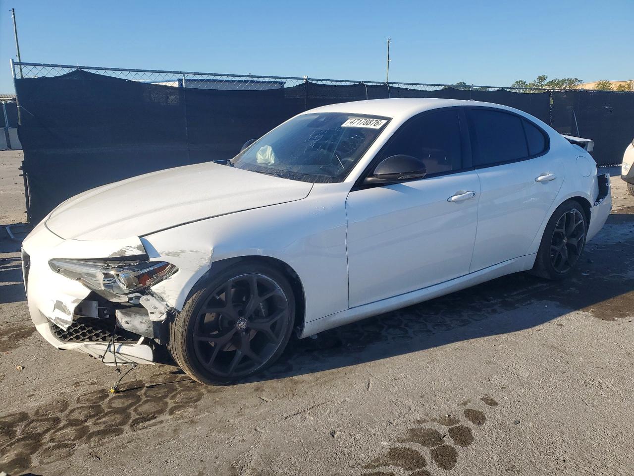 2020 Alfa Romeo Giulia Sport, VIN ZARFAMAN2L7632413 — Rear end