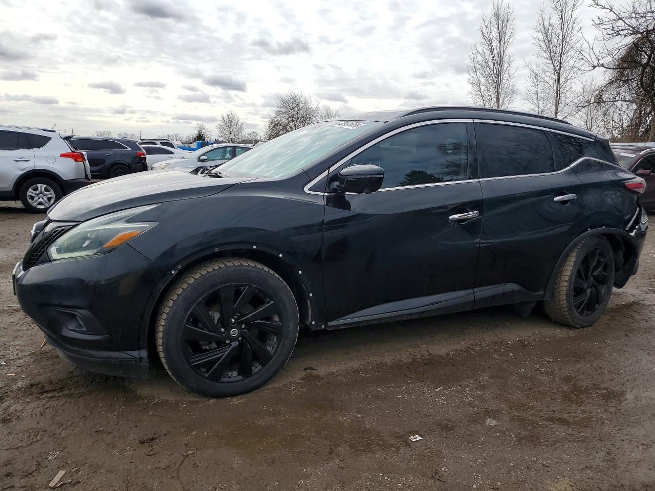2018 Nissan Murano Platinum, VIN 5N1AZ2MH2JN118959 — Front end