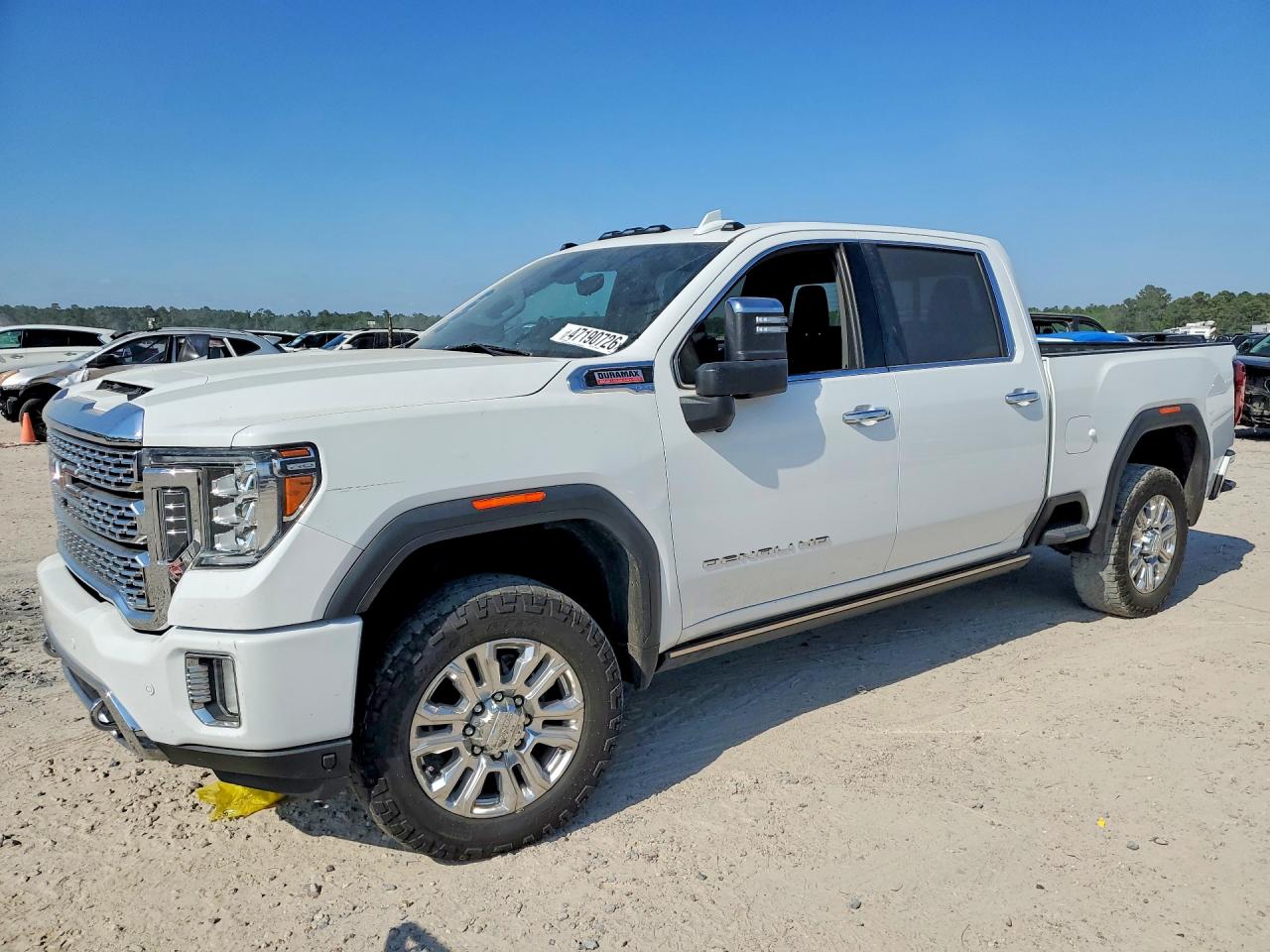2021 GMC Sierra 2500HD Denali, VIN 1GT49REY9MF120442 — Vandalism