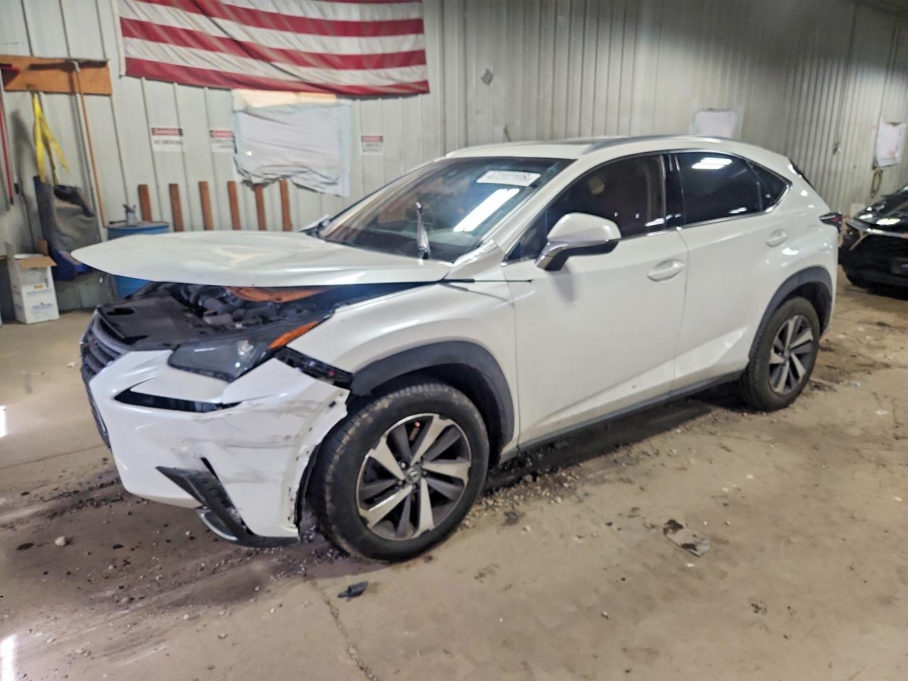 2019 Lexus NX 300, VIN JTJBARBZXK2199407 — Front end