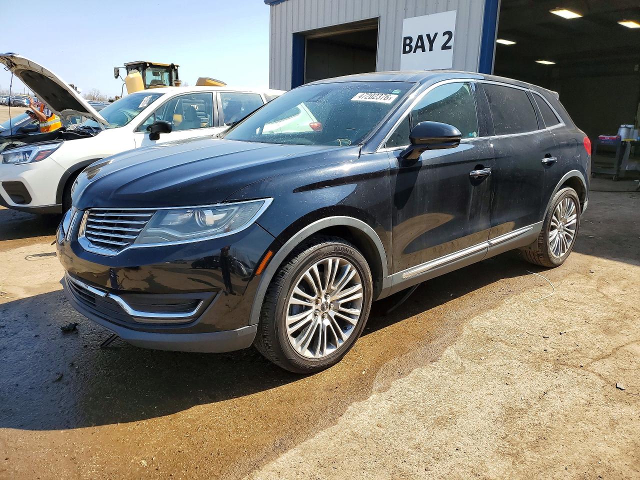 2016 Lincoln MKX Reserve, VIN 2LMTJ8LR7GBL62595 — Vandalism