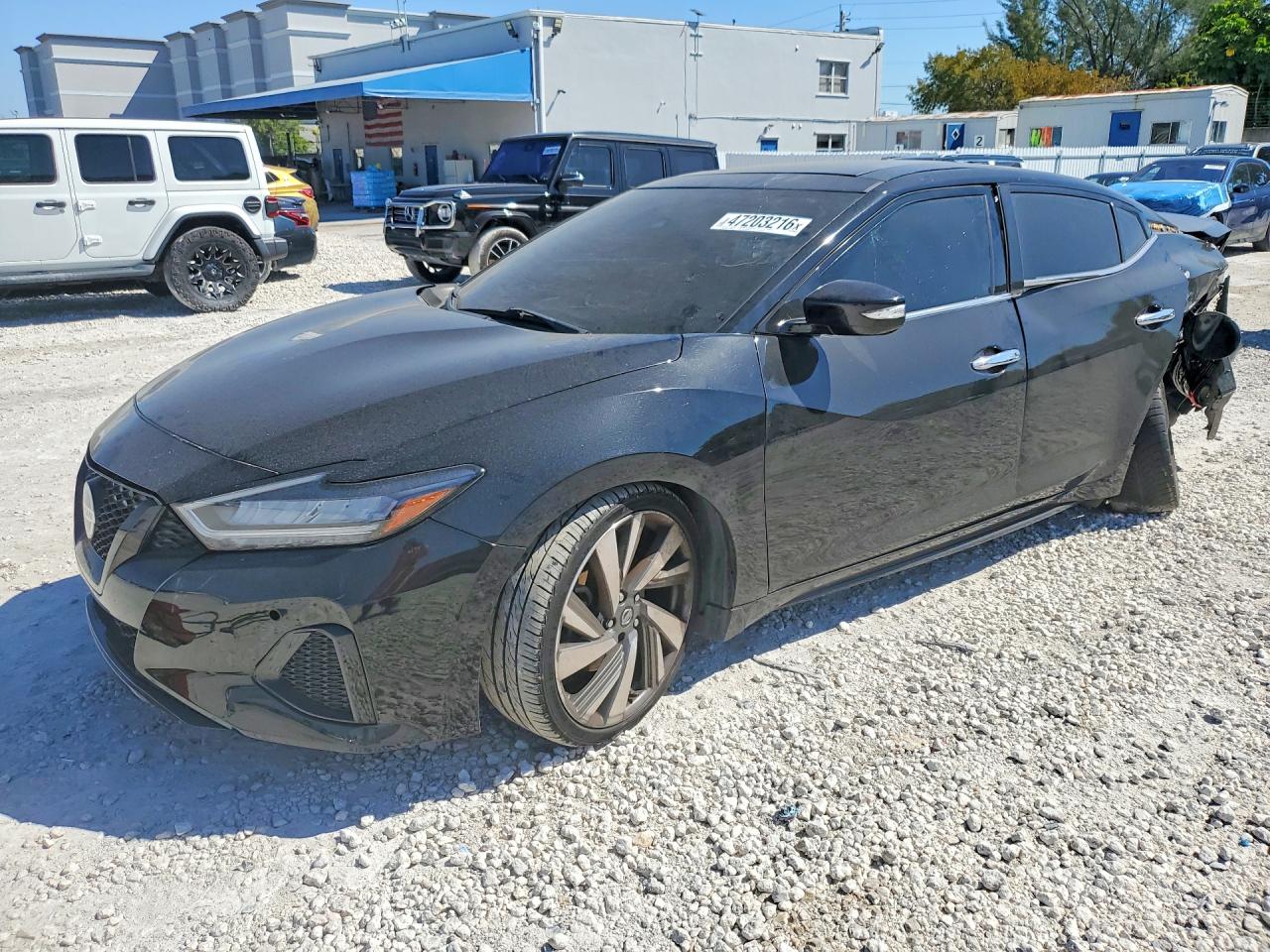 2020 Nissan Maxima SL, VIN 1N4AA6DV4LC383007 — Зад