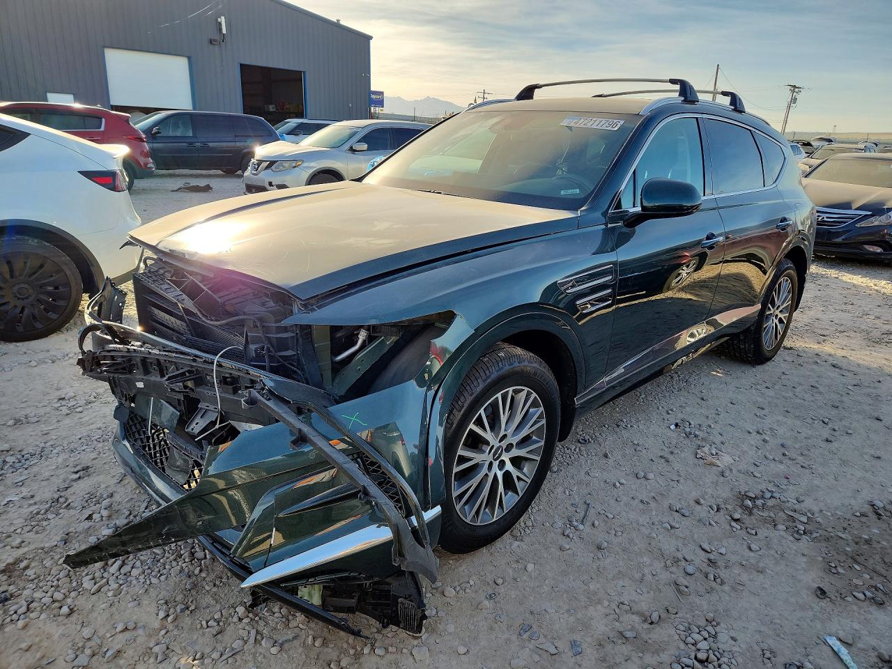 2023 Genesis GV80, VIN KMUHBDSB4PU107605 — Front end
