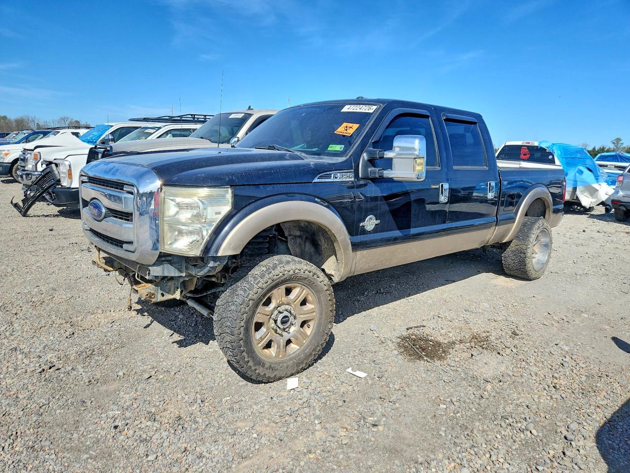 2013 Ford F-350 Platinum, VIN 1FT8W3BT8DEA49532 — Vandalism