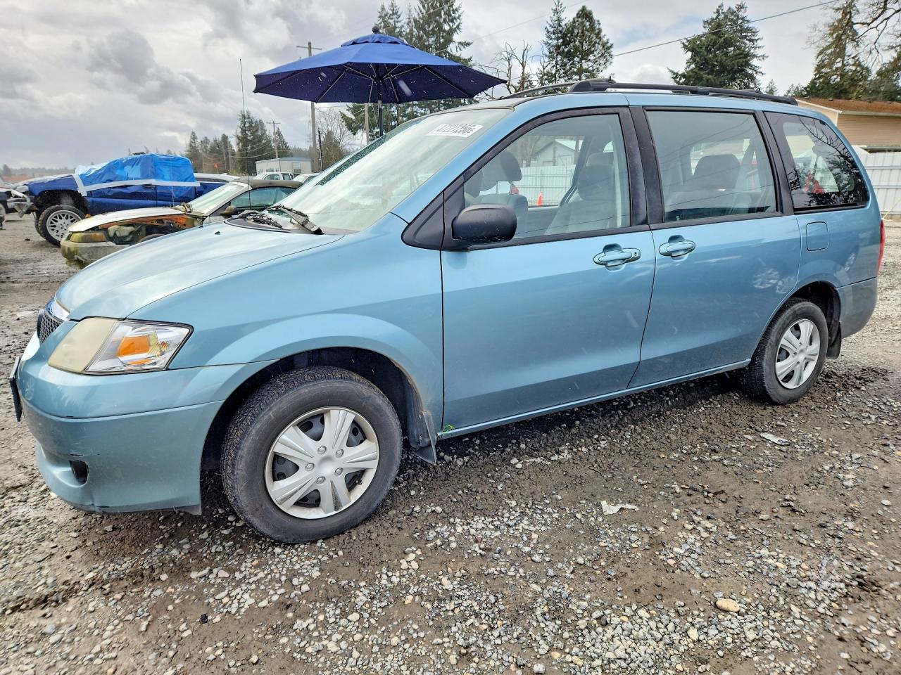 2003 Mazda MPV LX, VIN JM3LW28A330376692 — Side