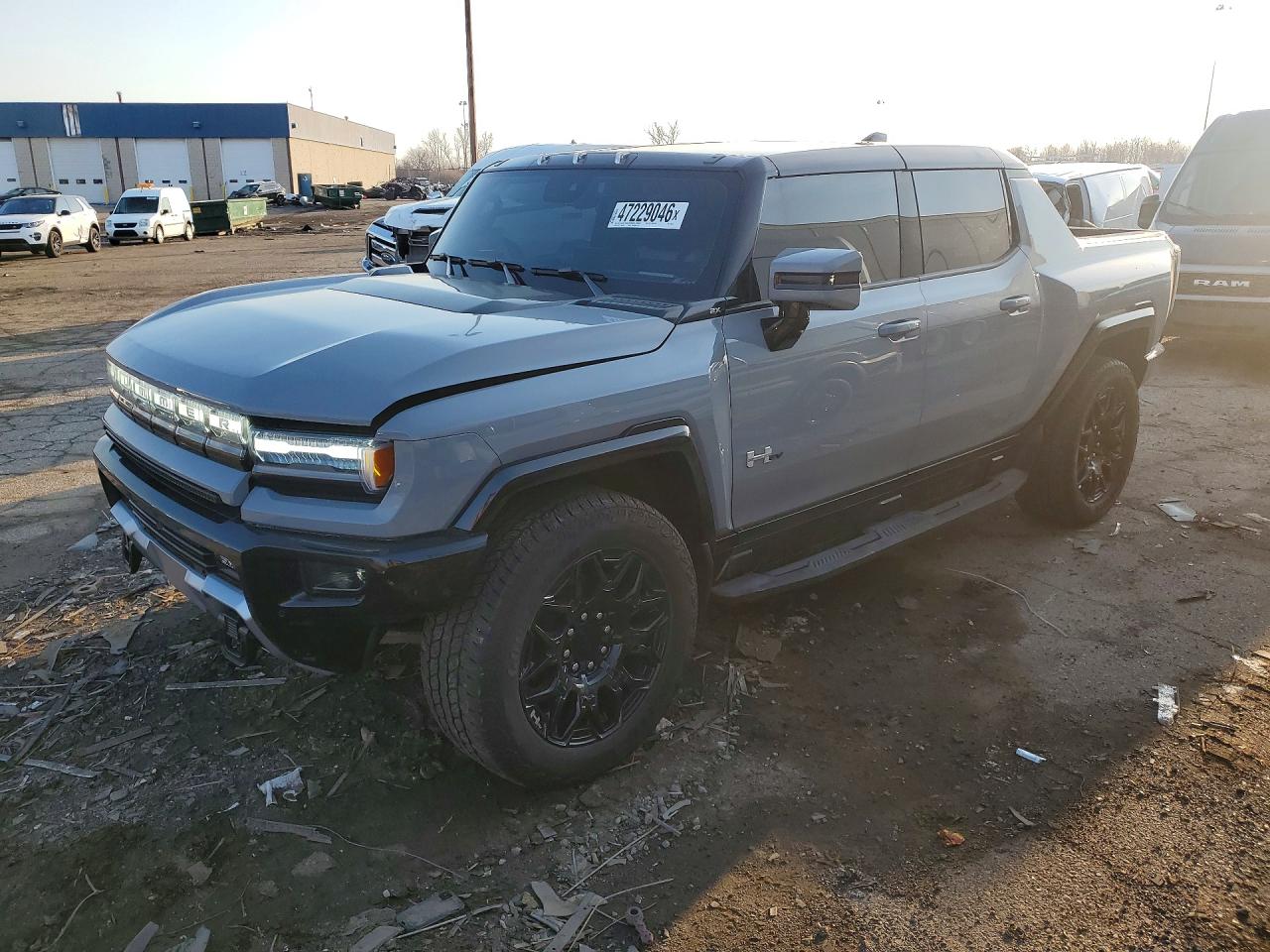 2025 GMC HUMMER EV Pickup 2X, VIN 1GT40BDD3SU109073 — Rear end